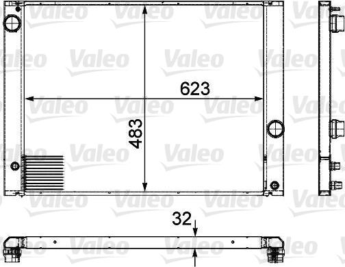 Valeo 735476 - Hladnjak, hladjenje motora www.molydon.hr