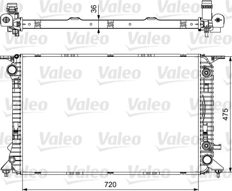 Valeo 735473 - Hladnjak, hladjenje motora www.molydon.hr