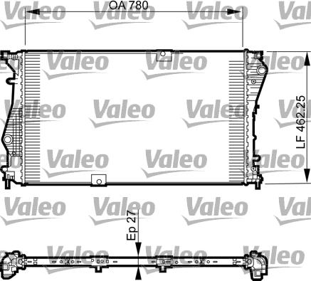 Valeo 735599 - Hladnjak, hladjenje motora www.molydon.hr