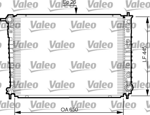 Valeo 735512 - Hladnjak, hladjenje motora www.molydon.hr