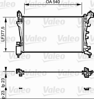 Valeo 735097 - Hladnjak, hladjenje motora www.molydon.hr