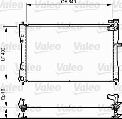 Valeo 735057 - Hladnjak, hladjenje motora www.molydon.hr