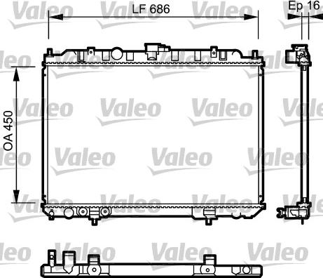 Valeo 735064 - Hladnjak, hladjenje motora www.molydon.hr