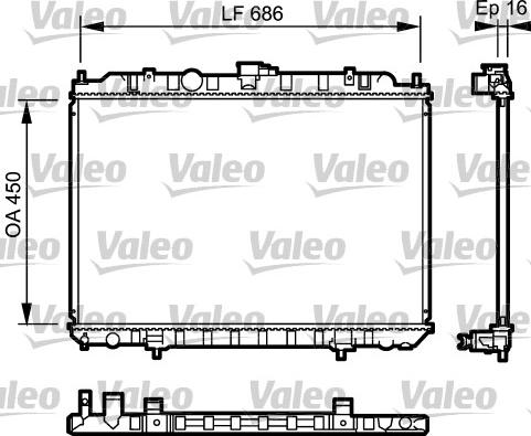 Valeo 735063 - Hladnjak, hladjenje motora www.molydon.hr