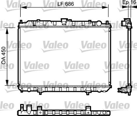 Valeo 735062 - Hladnjak, hladjenje motora www.molydon.hr