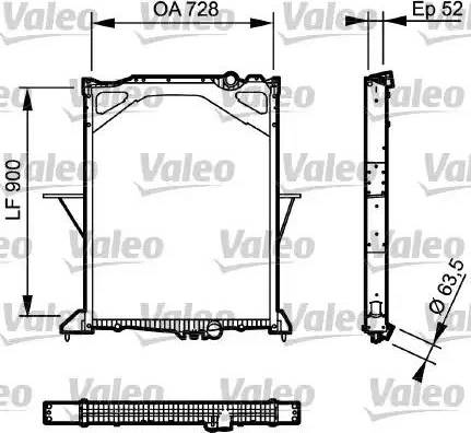 Valeo 735017 - Hladnjak, hladjenje motora www.molydon.hr