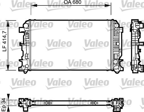 Valeo 735089 - Hladnjak, hladjenje motora www.molydon.hr