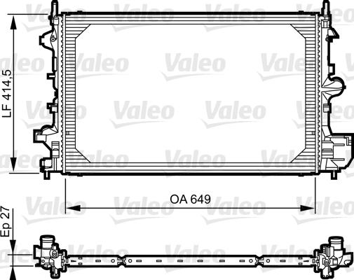 Valeo 735085 - Hladnjak, hladjenje motora www.molydon.hr