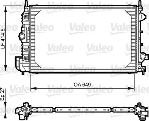 Valeo 735086 - Hladnjak, hladjenje motora www.molydon.hr