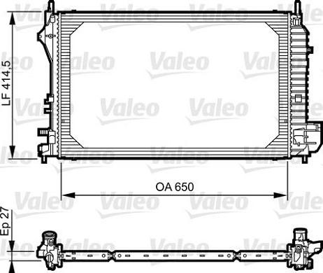 Valeo 735083 - Hladnjak, hladjenje motora www.molydon.hr