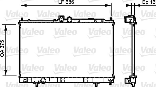 Valeo 735198 - Hladnjak, hladjenje motora www.molydon.hr