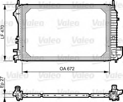 Valeo 735131 - Hladnjak, hladjenje motora www.molydon.hr