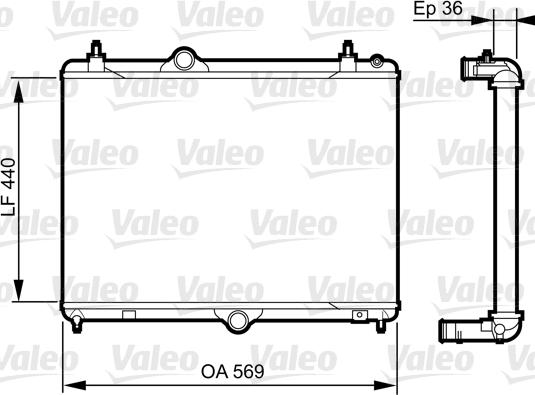 Valeo 735371 - Hladnjak, hladjenje motora www.molydon.hr