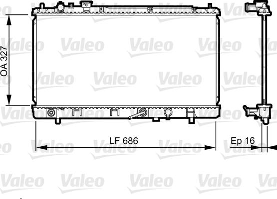 Valeo 735240 - Hladnjak, hladjenje motora www.molydon.hr