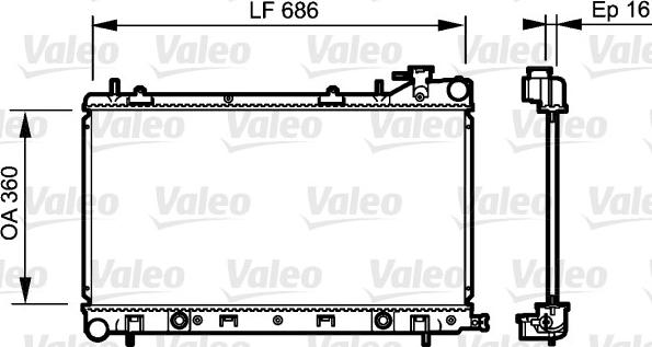 Valeo 735209 - Hladnjak, hladjenje motora www.molydon.hr