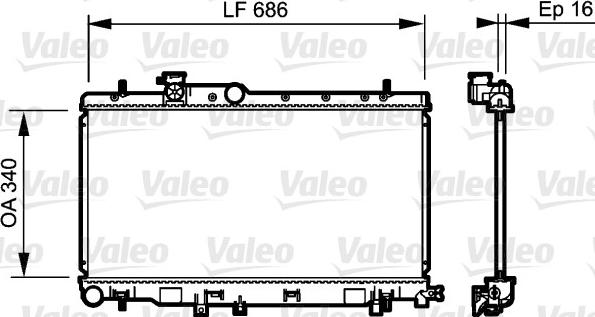 Valeo 735211 - Hladnjak, hladjenje motora www.molydon.hr