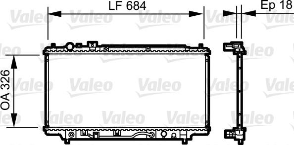 Valeo 735236 - Hladnjak, hladjenje motora www.molydon.hr