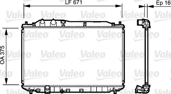 Valeo 735238 - Hladnjak, hladjenje motora www.molydon.hr