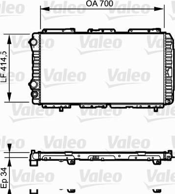 Valeo 730995 - Hladnjak, hladjenje motora www.molydon.hr