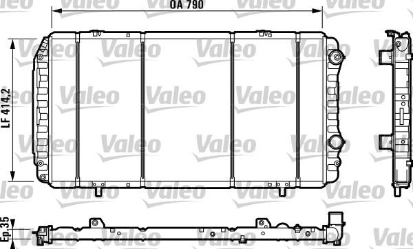 Valeo 730998 - Hladnjak, hladjenje motora www.molydon.hr