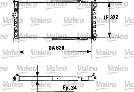 Valeo 730945 - Hladnjak, hladjenje motora www.molydon.hr