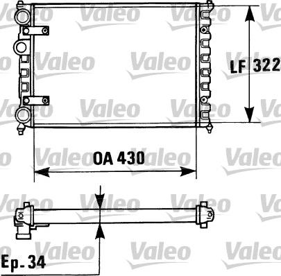 Valeo 730946 - Hladnjak, hladjenje motora www.molydon.hr