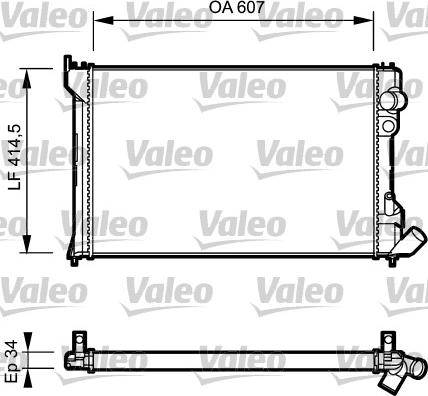 Valeo 730982 - Hladnjak, hladjenje motora www.molydon.hr