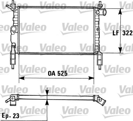 Valeo 730975 - Hladnjak, hladjenje motora www.molydon.hr