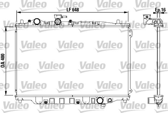 Valeo 730440 - Hladnjak, hladjenje motora www.molydon.hr