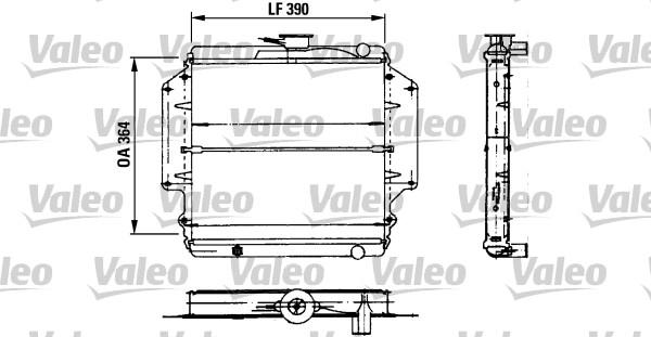 Valeo 730458 - Hladnjak, hladjenje motora www.molydon.hr