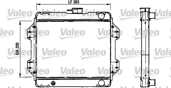 Valeo 730457 - Hladnjak, hladjenje motora www.molydon.hr