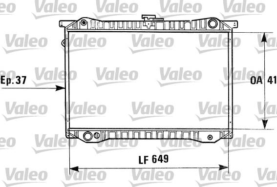 Valeo 730410 - Hladnjak, hladjenje motora www.molydon.hr