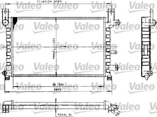 Valeo 730483 - Hladnjak, hladjenje motora www.molydon.hr