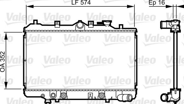 Valeo 730437 - Hladnjak, hladjenje motora www.molydon.hr