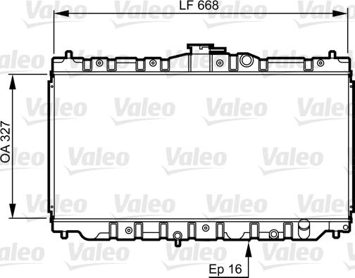 Valeo 730423 - Hladnjak, hladjenje motora www.molydon.hr