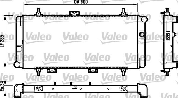 Valeo 730595 - Hladnjak, hladjenje motora www.molydon.hr