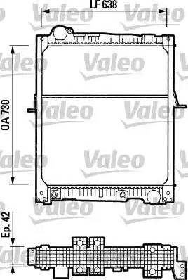 Valeo 730543 - Hladnjak, hladjenje motora www.molydon.hr