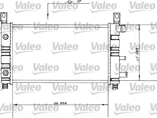 Valeo 730558 - Hladnjak, hladjenje motora www.molydon.hr