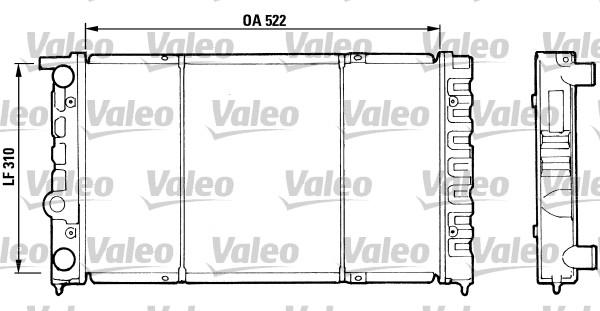 Valeo 730513 - Hladnjak, hladjenje motora www.molydon.hr