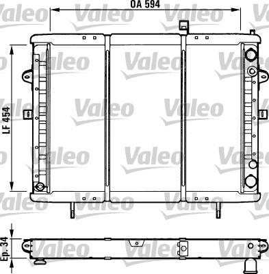 Valeo 730668 - Hladnjak, hladjenje motora www.molydon.hr