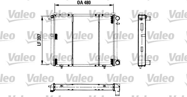 Valeo 730180 - Hladnjak, hladjenje motora www.molydon.hr