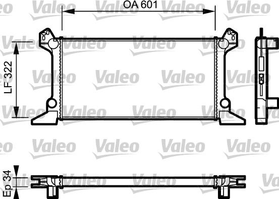 Valeo 730124 - Hladnjak, hladjenje motora www.molydon.hr