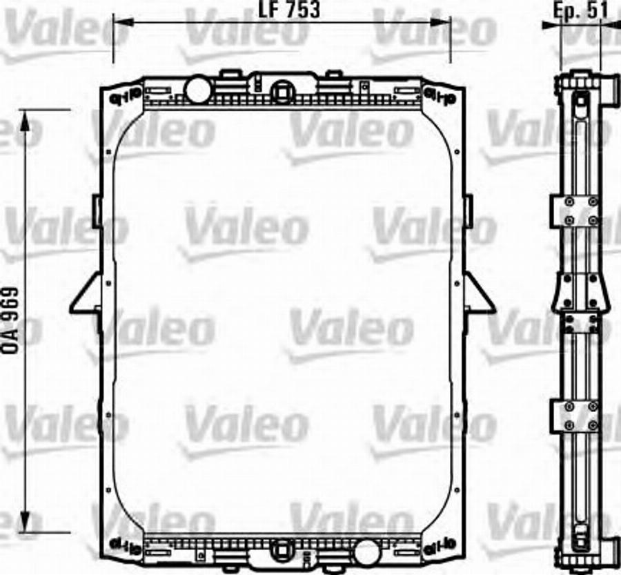 Valeo 730899 - Hladnjak, hladjenje motora www.molydon.hr