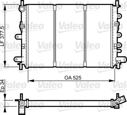 Valeo 730858 - Hladnjak, hladjenje motora www.molydon.hr