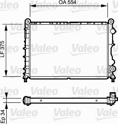 Valeo 730838 - Hladnjak, hladjenje motora www.molydon.hr