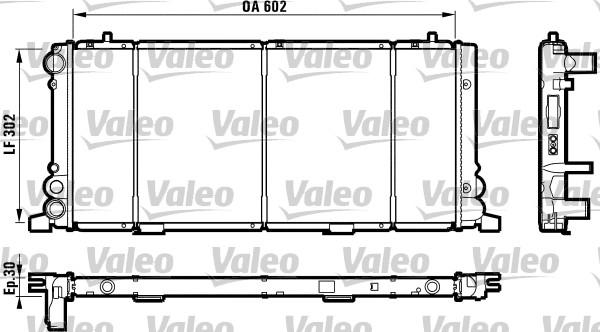 Valeo 730349 - Hladnjak, hladjenje motora www.molydon.hr