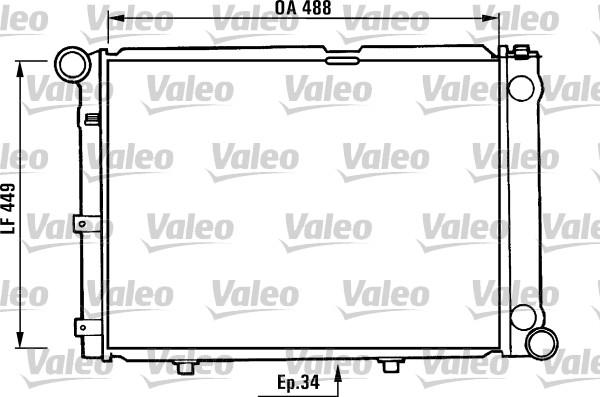 Valeo 730343 - Hladnjak, hladjenje motora www.molydon.hr