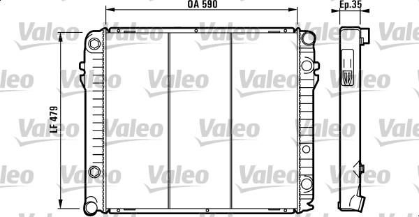 Valeo 730308 - Hladnjak, hladjenje motora www.molydon.hr