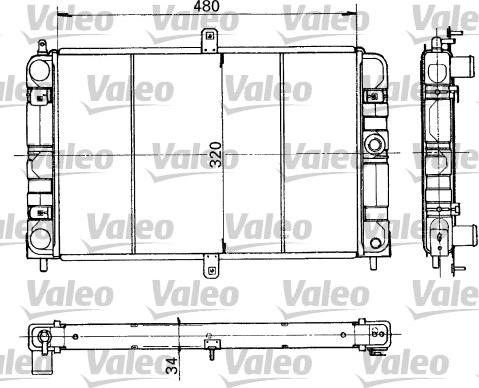 Valeo 730317 - Hladnjak, hladjenje motora www.molydon.hr