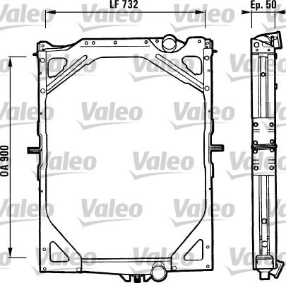 Valeo 730222 - Hladnjak, hladjenje motora www.molydon.hr